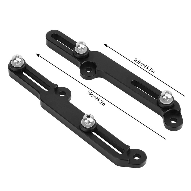 Windscreen Adjuster, 1 Pair CNC Windshield Mount, Motorcycle Windshield Adjuster