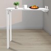 QUSKLISU Folding Dining Table, Wall Mounted Folding Table Learning Home