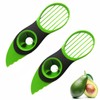 2 Pcs Avocado Chopper Multifunctional Fruit Cutter Peeler Core Remover
