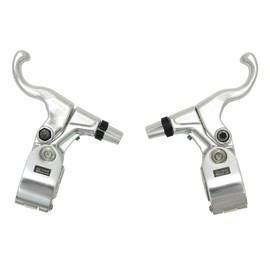 DIA-COMPE TECH99DS "Gold Finger" Brake Lever Set for Fixie & BMX, Silver, DP2524
