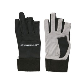 Free Knot Y4622-L-90 Photoelectric FOURON Sheepback Gloves, 3 Cuts, L, Black