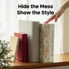 Book Shape Decorative Cable Management Box - Expandable Cable Organizer
