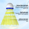 Badminton Rebound Trainer - Portable Height Adjustable Rebound Badminton Set,