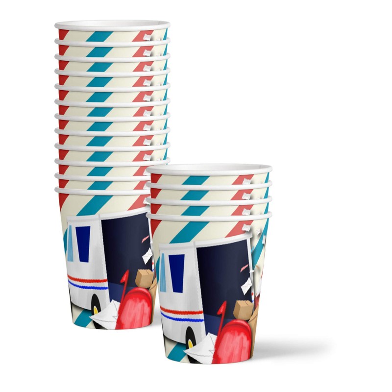 Mailman - Juego de suministros para fiesta de cumpleaños (16