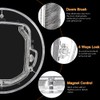 Madezz Cat Flap Door, 4 Way Locking Cat Doors, Small