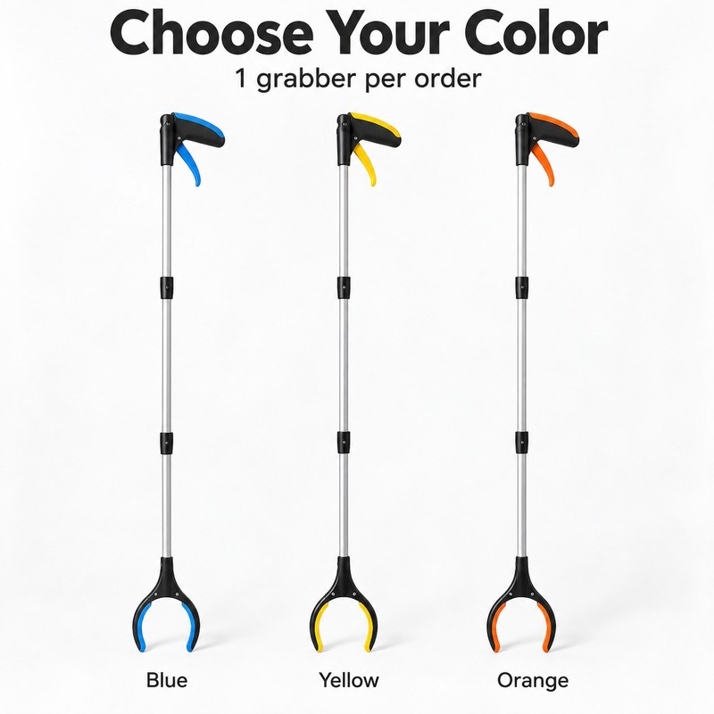 Reacher Grabber Tool – Extra Long Lightweight Magnetic Claw Pick