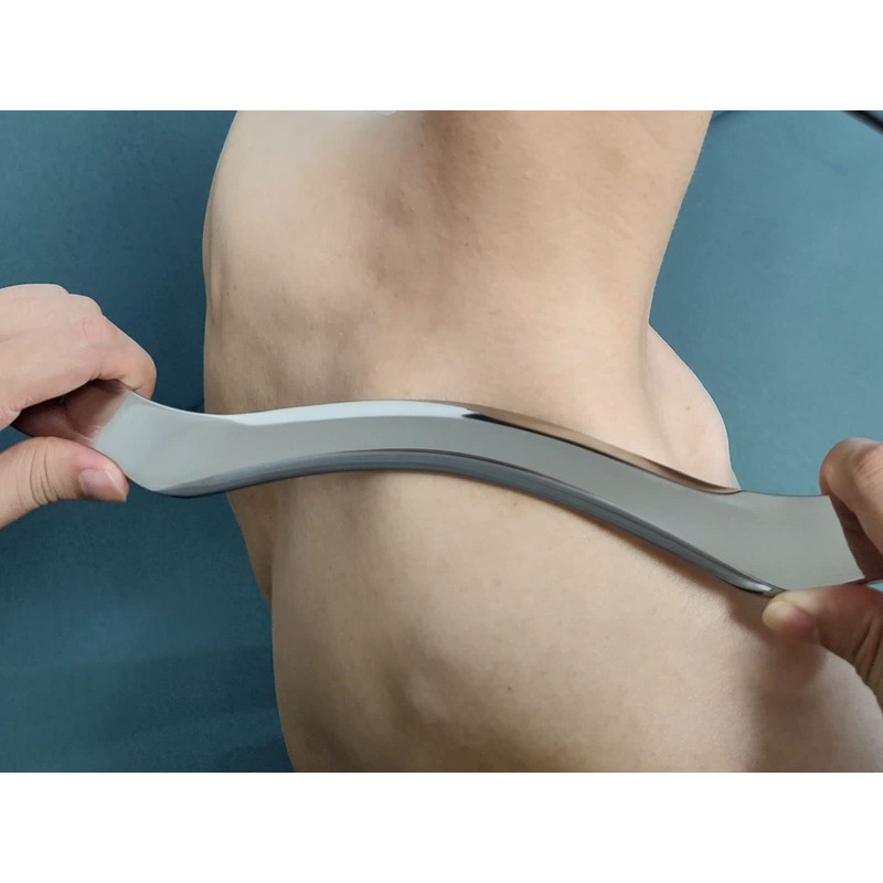 GYX COELE 4 in 1 Stainless Steel Muscle Scraper Tool