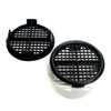50 x Black Plastic 70mm Round Soffit Air Vents/Upvc Push