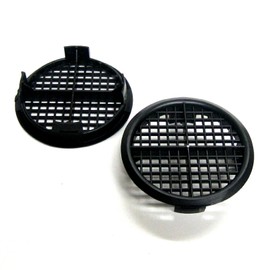 50 x Black Plastic 70mm Round Soffit Air Vents/Upvc Push Fit Eaves Disc Fascia
