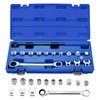 15 Pieces Ratcheting Serpentine Belt Tool Set Ratcheting Serpentine Belt