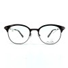 Max Cole MC 1518 COL 10 Eyeglasses Frames Brown Silver