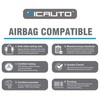 PIC AUTO High Back Car Seat Covers - Sports Carbon
