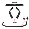 ECOTRIC Front & Rear Bumper Valance Lip Spoiler Compatible with
