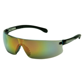 Pyramex S7255S Provoq Lightweight Safety Glasses, Multi-Color Mirror Lens