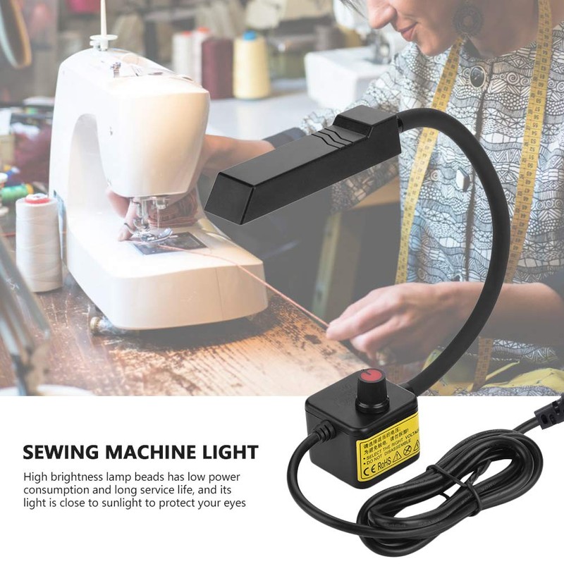 LED Sewing Machine Light with Magnetic Base, 30 LEDs, Adjustable