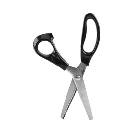 Pinking Shears, Fabric Decorative Round/Triangle Edge Stainless Steel Pinking Scissors Clipper 3 5 7 mm (7 mm)
