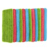 HOBBYIN 6 Pieces Microfiber Cleaning Pads Mop Pads,Reusable and Washable