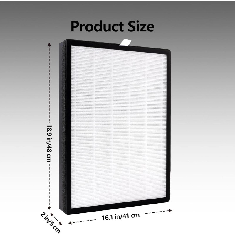 SODIAL P400 Air Purifier Replacement Filters Three-in-One Nylon Pre-Filter True