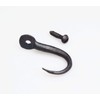Castelion Black Wrought Iron Butcher's Meat and Game Hooks (Tiny