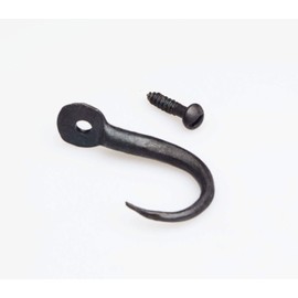 Castelion Black Wrought Iron Butcher's Meat and Game Hooks (Tiny Meat Hook)