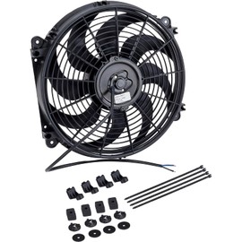 Speedway Motors Swirl 15" Electric Fan, 1700 CFM, Puller/Pusher