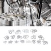 470Pcs Sealing Washer Aluminum Alloy Round Flat Washer Assortment Kit