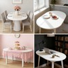 Oval Table Top, White Dining Table Replacement Surface