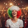 Peluca Tricolor México Mundial Para Fiestas Y Disfraces