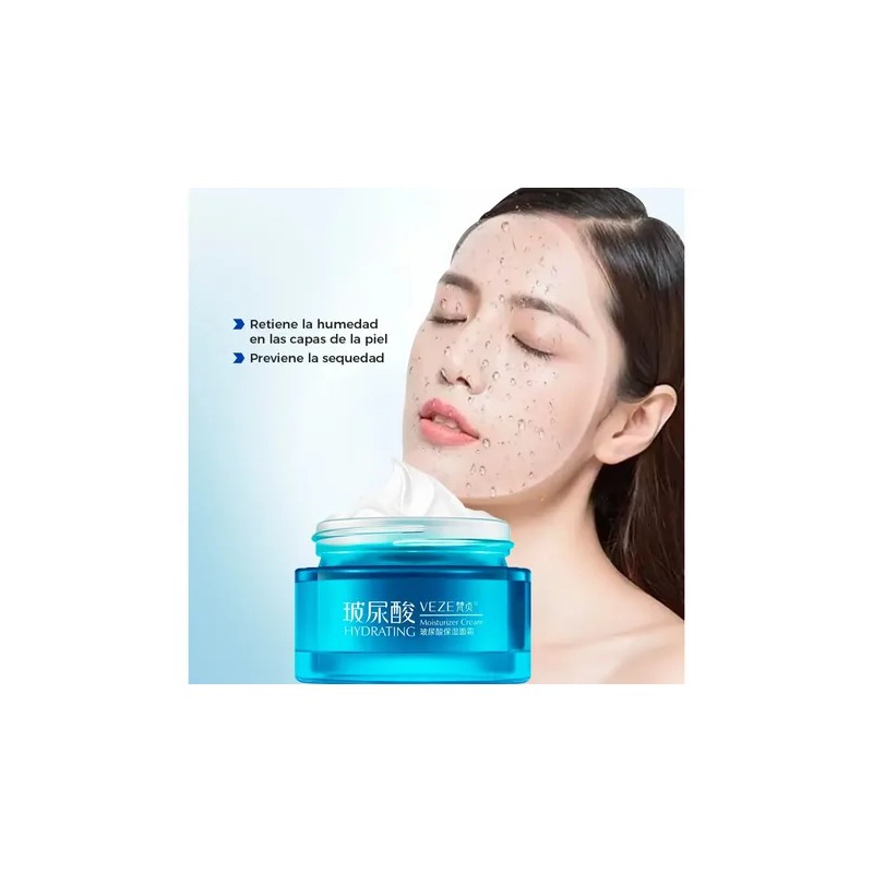 Crema De Acido Hialurónico Antiarrugas Veze - Piel Mixta
