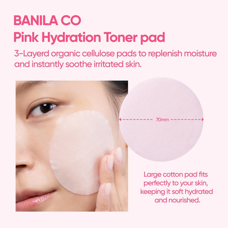 BANILA CO Clean it Zero Pink Hydration Toner Pad |