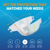 MED PRIDE Maximum Absorbency Adult Briefs for Incontinence with Refastenable