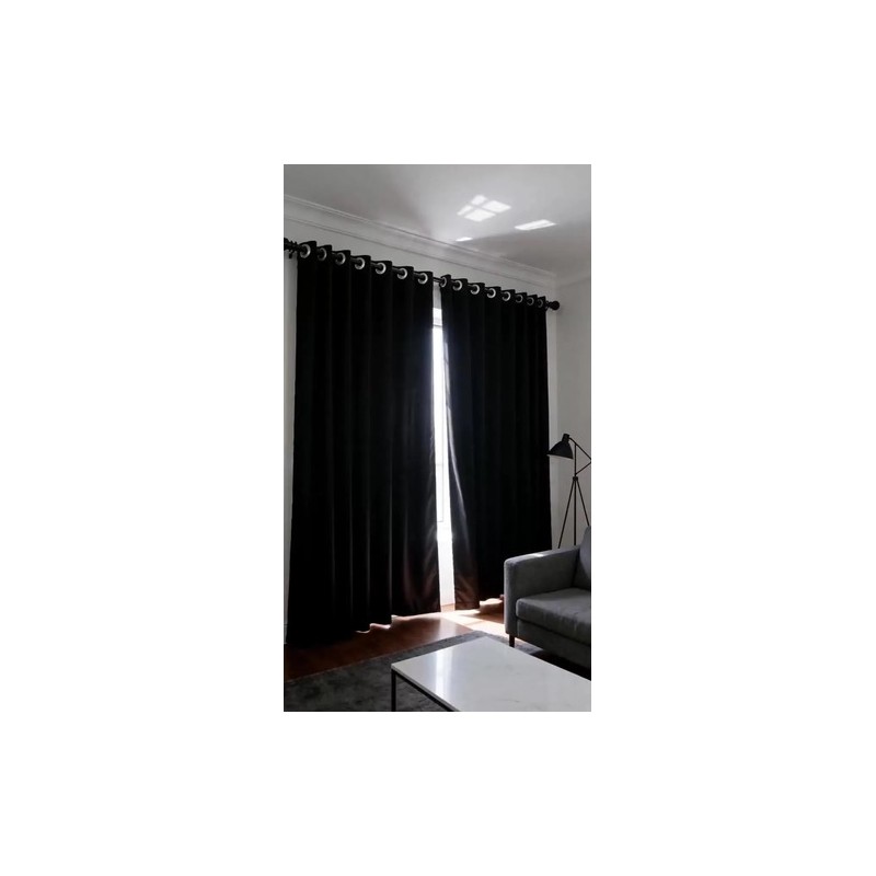 2 Panele Cortinas Blackout Para Ventana 264x240cm Habitacion