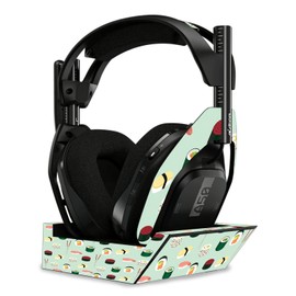 MightySkins Skin Compatible with Astro A50 Wireless Headphones + Base Station (Gen 4) - Sushi | Protective, Durable, and Unique Vinyl Decal wrap Cover | Easy to Apply | Made in The USA
