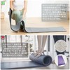 Gruper Yoga Mat, 0.2 inch (6 mm), Folding Yoga Mat,