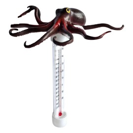 Pool Temperature Thermometers Floating,Swimming Pool Thermometers - Octopus Shape Large Display Real-Time Gauge Gadget for Water Ponds Fishing Hot Tubs