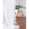 Tewechinb 2 Panels 24Ft Extra Long Wedding Arch Sheer Draping