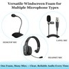 AKSONMN 18 Pack Mini Foam Windscreen for Headset Microphone -