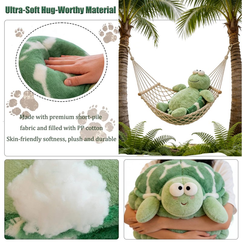 35 inch Large Ocean Turtle Plushies Body Pillow
