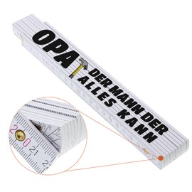 Printed Folding Ruler, Father's Day Gift, Birthday Souvenir, 2 Metres Long