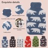 2000ML Hot Water Bottle Hot Water Bag with Soft Knitted