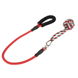 Qcwwy Dog Bungee Tug, Interactive, Durable Teeth Grinding, Clean Teeth, Cotton, Pet Chew Toy, Rope for Medium to Large Breed Dogs, (Red)