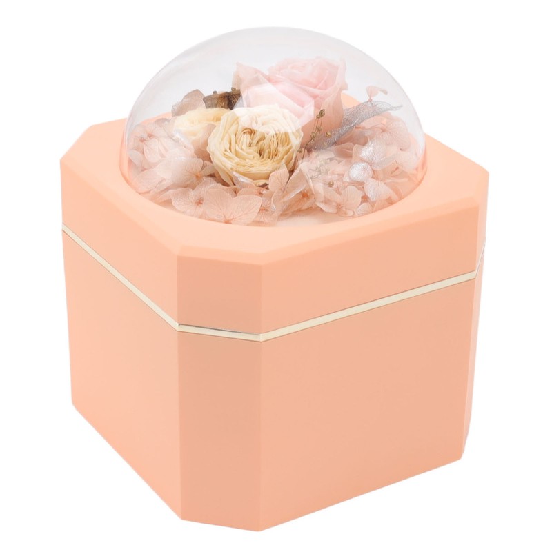 Forever Flower Double Drawer Octangle Gift Jewelry Packaging Storage Jewelry