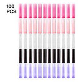 100pzs Tubos De Barra Labial De Labios Translúcidos De 5ml                                                                                            