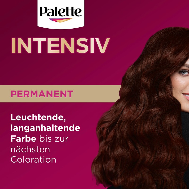 Palette Intensive Creme Colouration 3-68/878 Mahogany (3 x 115 ml),