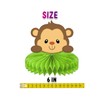 Playful Monkey 5-Piece Honeycombs Centerpieces Set - Add a Touch