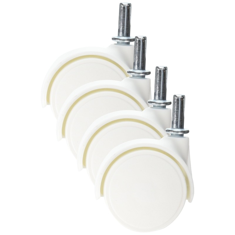 Iris Ohyama HGC-4 Long Chest Dedicated Caster Set, White