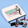 CENWA Music Teacher Cosmetic Bag Music Instructor Gift Music Lover