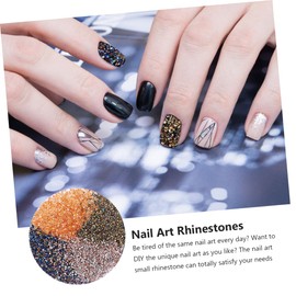 Vaguelly 4 Packs 5760PCS Nail Art Rhinestones Micro Zirconium Gems for DIY Manicure Shiny Multi Purpose Decor for Home Phone Cases and Art Mixed Colors for Salon Home Use