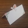 Christmas Robin Table Place Name Cards 12/pk Festive Table Setting