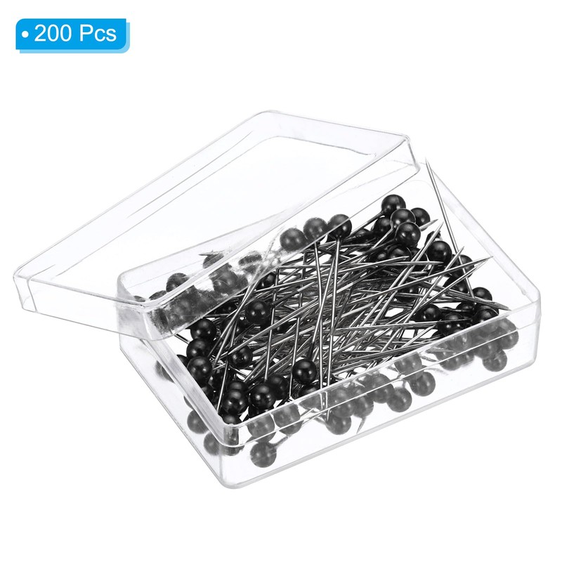 PATIKIL Sewing Pins, 200 Pcs 1.5 Inch Straight Pin with